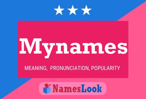 Mynames Name Poster