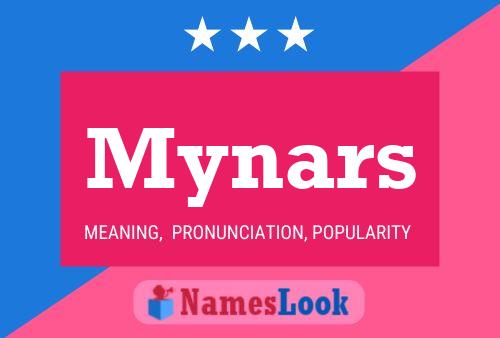 Mynars Name Poster