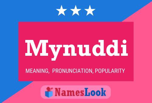 Mynuddi Name Poster