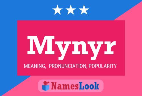 Mynyr Name Poster