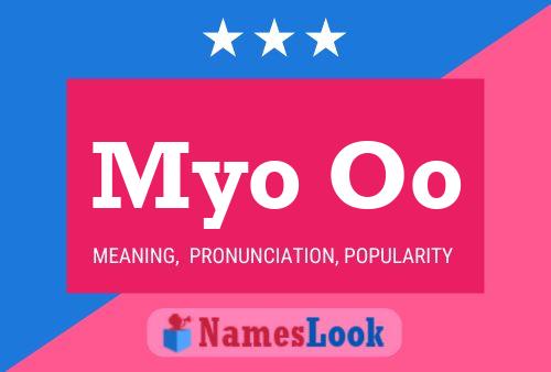 Myo Oo Name Poster