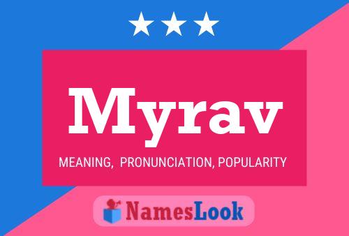 Myrav Name Poster