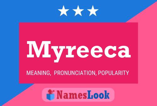 Myreeca Name Poster