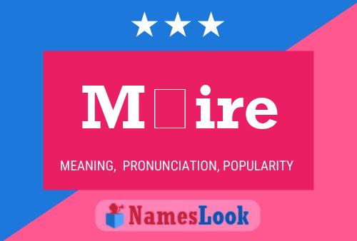 Máire Name Poster