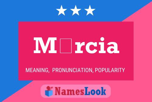 Márcia Name Poster