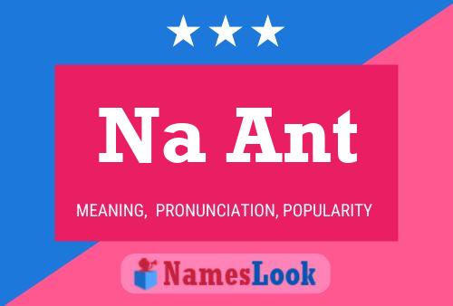 Na Ant Name Poster