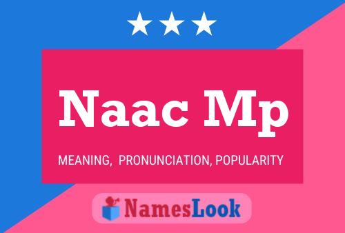 Naac Mp Name Poster