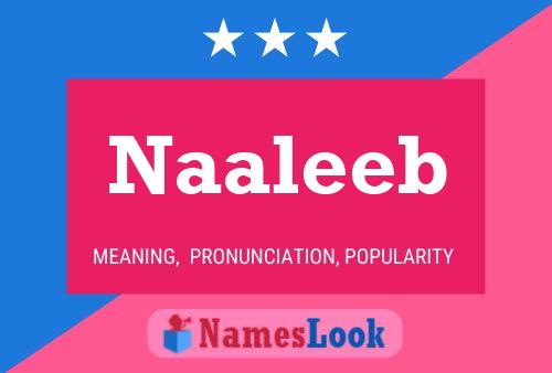 Naaleeb Name Poster