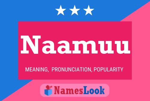 Naamuu Name Poster