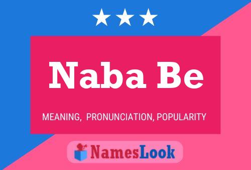 Naba Be Name Poster