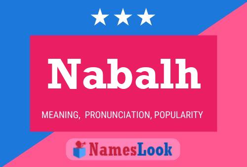 Nabalh Name Poster