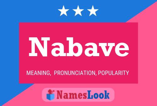 Nabave Name Poster