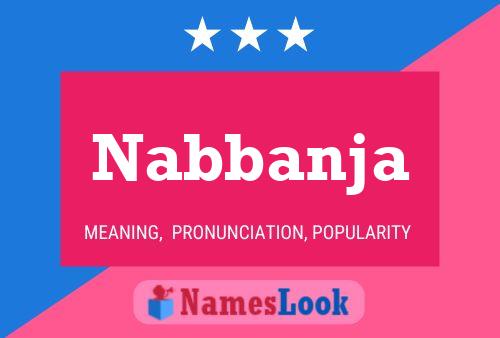 Nabbanja Name Poster