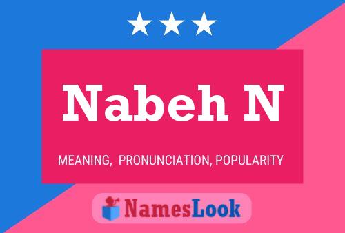 Nabeh N Name Poster