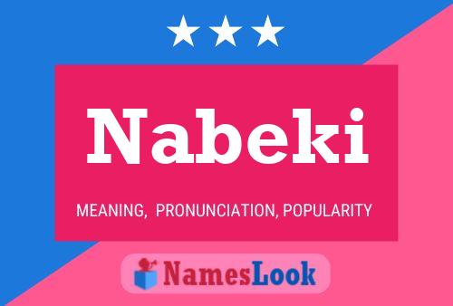 Nabeki Name Poster