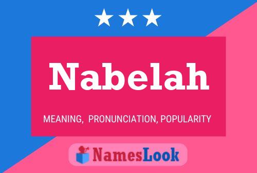 Nabelah Name Poster