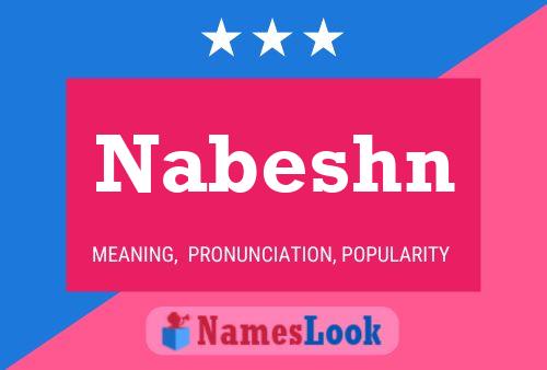 Nabeshn Name Poster