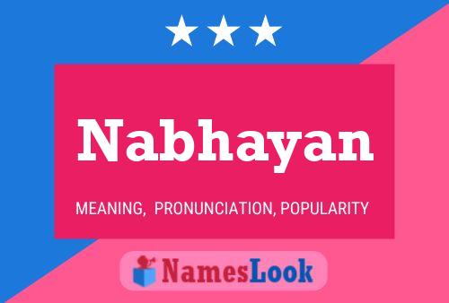 Nabhayan Name Poster