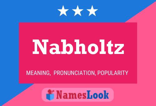 Nabholtz Name Poster