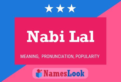 Nabi Lal Name Poster