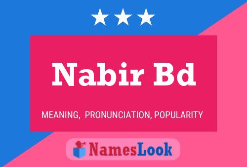 Nabir Bd Name Poster