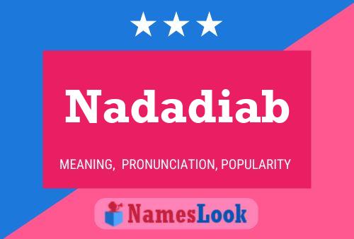 Nadadiab Name Poster