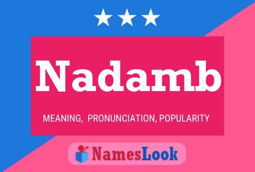 Nadamb Name Poster