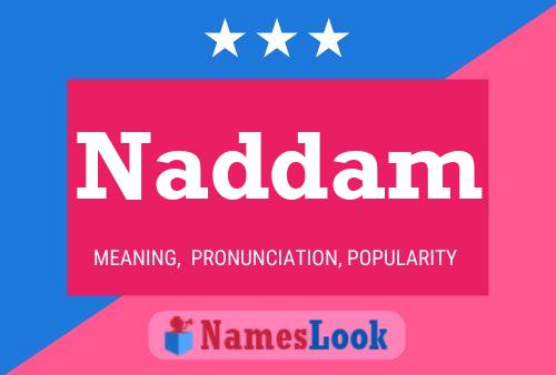 Naddam Name Poster