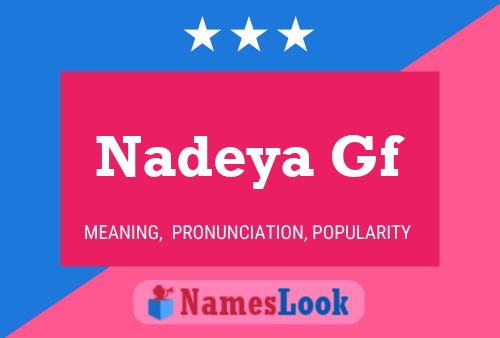 Nadeya Gf Name Poster