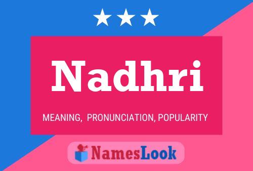 Nadhri Name Poster