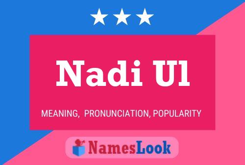 Nadi Ul Name Poster