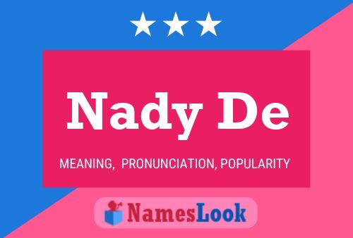 Nady De Name Poster