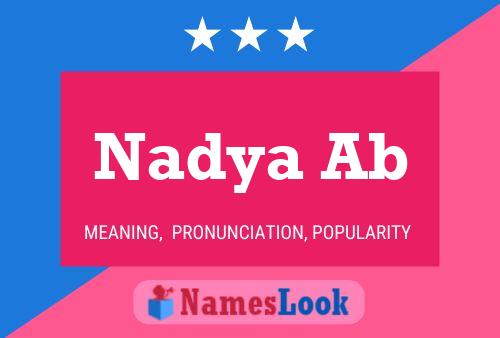 Nadya Ab Name Poster