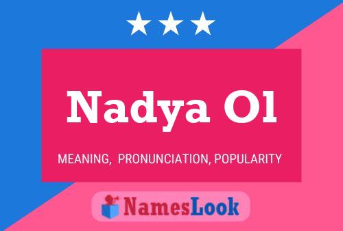 Nadya Ol Name Poster