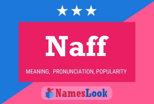 Naff Name Poster