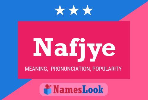 Nafjye Name Poster