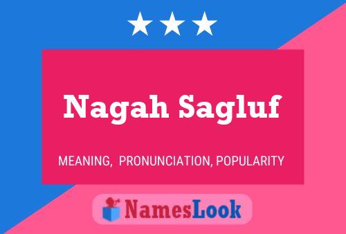 Nagah Sagluf Name Poster