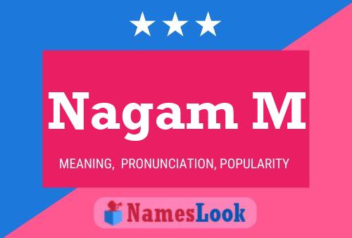 Nagam M Name Poster