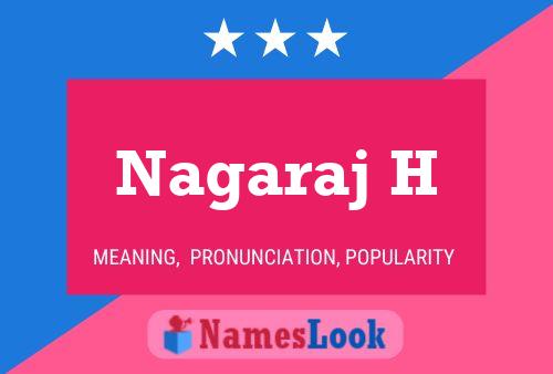 Nagaraj H Name Poster