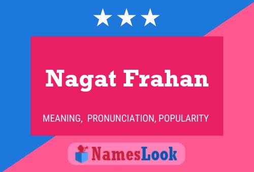 Nagat Frahan Name Poster