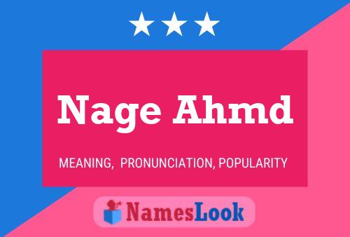 Nage Ahmd Name Poster