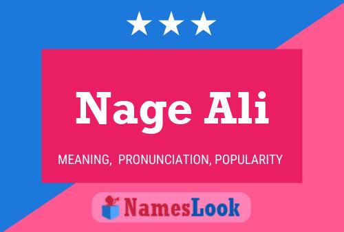 Nage Ali Name Poster