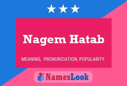 Nagem Hatab Name Poster