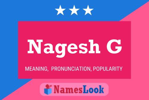 Nagesh G Name Poster