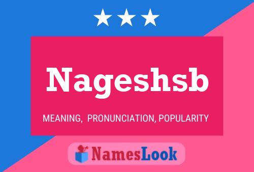 Nageshsb Name Poster