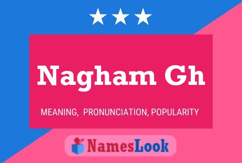 Nagham Gh Name Poster