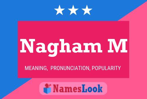 Nagham M Name Poster