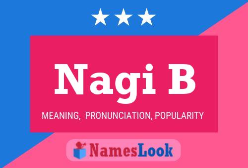 Nagi B Name Poster