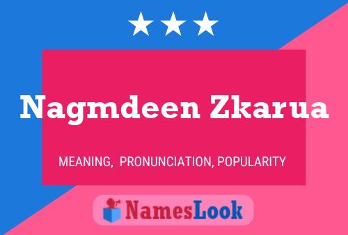 Nagmdeen Zkarua Name Poster