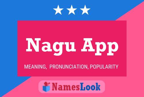 Nagu App Name Poster